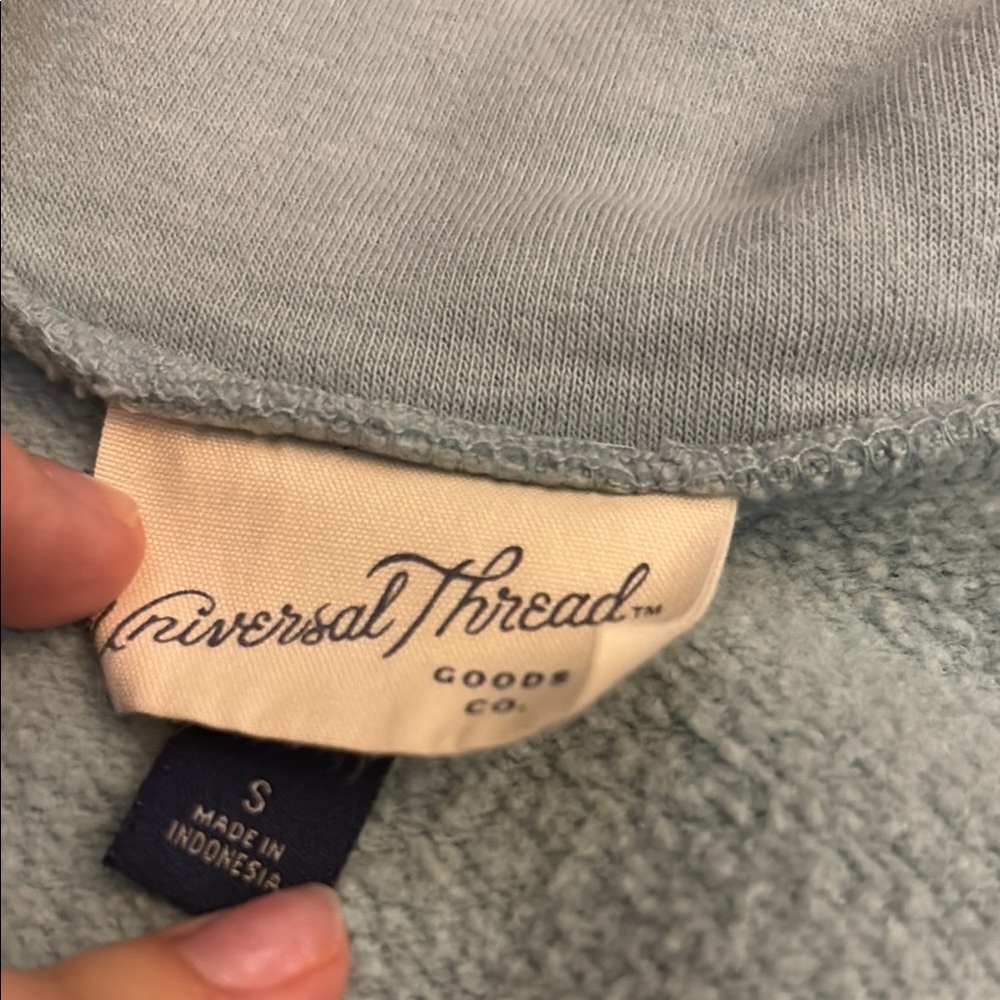 Universal Thread Light Blue Half-Zip Jacket - image 3
